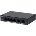DAHUA Switch|DAHUA|CS4006-4GT-60|Type L2|Desktop/pedestal|PoE ports 4|60 Watts|DH-CS4006-4GT-60
