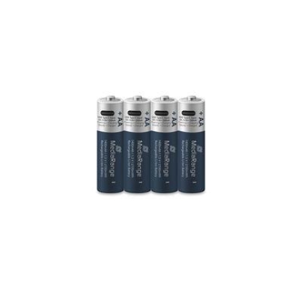 MEDIARANGE BATTERY RECH. LI-ION AAA 1.5V/500MAH 4P MRBAT160 MEDIARANGE
