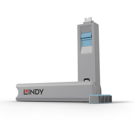 LINDY USB PORT BLOCKER 4PACK/BLUE 40465 LINDY