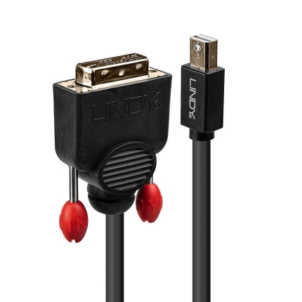 LINDY CABLE MINI DP TO DVI 3M/BLACK 41953 LINDY