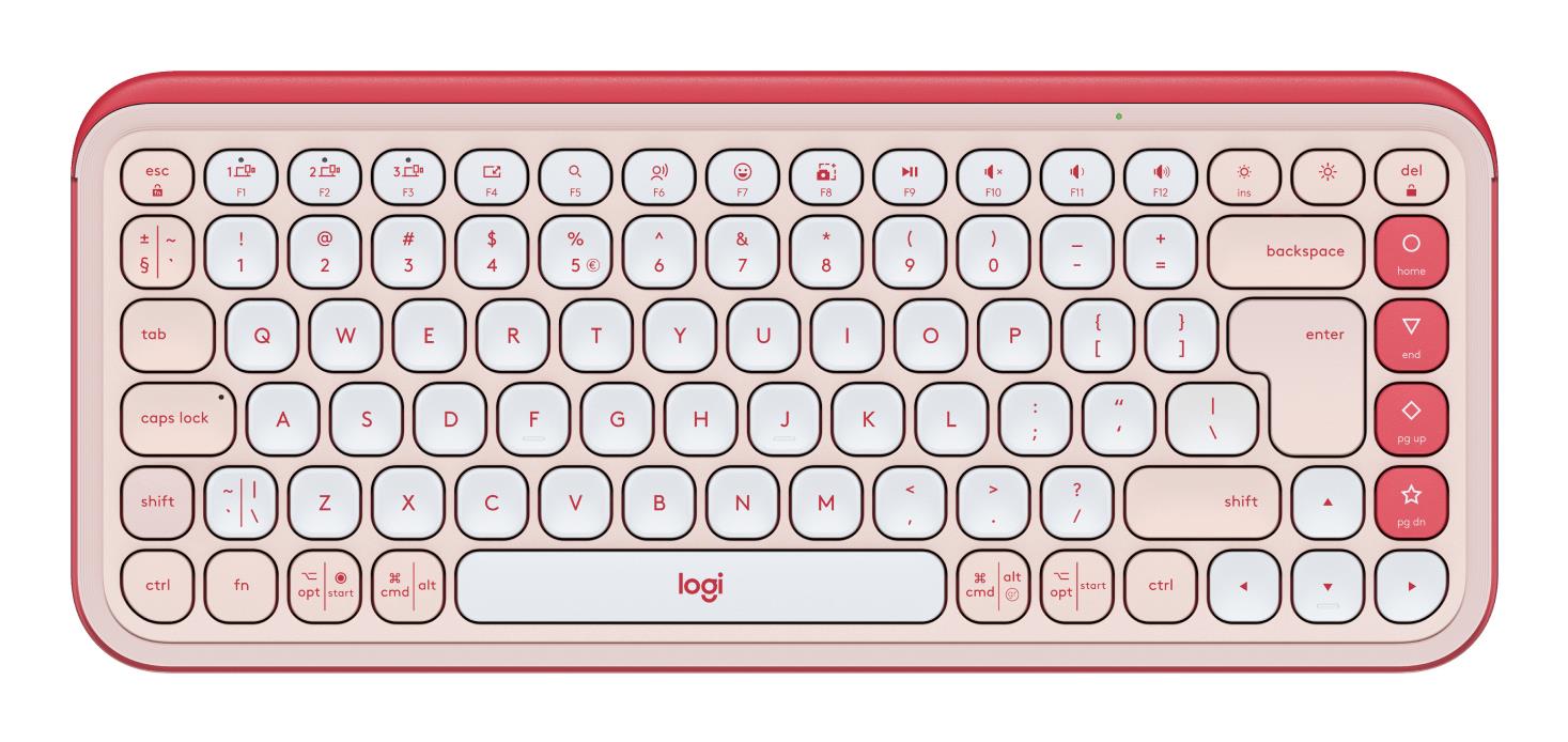 95d729cf-189b-41f2-9d81-ccbd8dd5bd55-1 LOGITECH KEYBOARD WRL POP ICON KEYS/LIL&OFF WH 920-013073 LOGITECH - Image 1