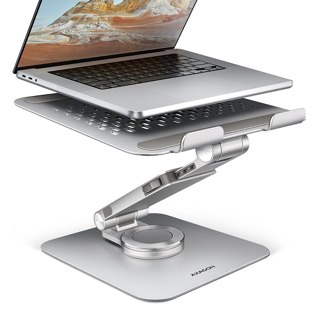 96045d5c-4a17-45ad-9909-488c226afe2a AXAGON NB ACC STAND 10-17" ROTATING/ALUMINUM STND-LR AXAGON - Image 1