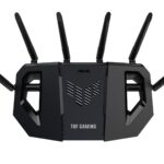ASUS Wireless Router|ASUS|Router|6500 Mbps|Mesh|Wi-Fi 6|Wi-Fi 7|IEEE 802.11a|IEEE 802.11b|IEEE 802.11g|IEEE 802.11ac|IEEE 802.11ax|USB 3.2|3x2.5GbE|1x2.5GbE|Number of antennas 6|TUFGAMINGBE6500