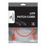 PATCH CABLE CAT6 UTP 0.5M/RED PP6U-0.5M/R GEMBIRD - Image 2