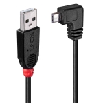 CABLE USB2 A TO MICRO-B 0.5M/90 DEGREE 31975 LINDY