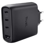 TRUST MOBILE CHARGER WALL MAXO 65W/4-PORT GAN BLACK 26067 TRUST