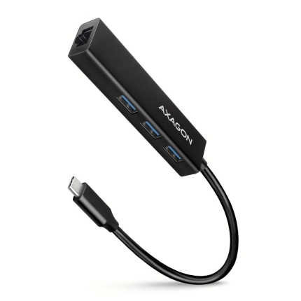 AXAGON I/O HUB USB-C 4PORT GLAN/0.2M HMC-GL3A AXAGON