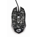 GEMBIRD MOUSE USB OPTICAL BLACK/MUS-6B-GRAFIX-01 GEMBIRD