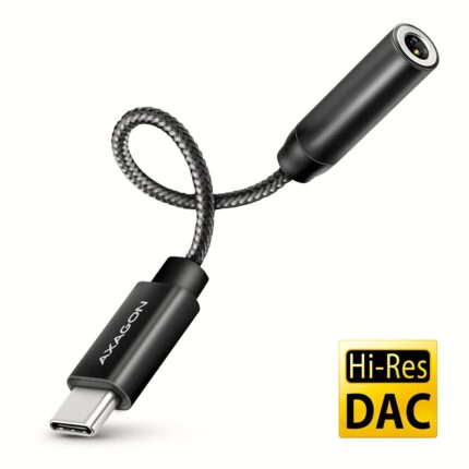 AXAGON ADAPTER USB-C TO AUDIO 3.5MM/DAC 0.1M ADA-HC AXAGON