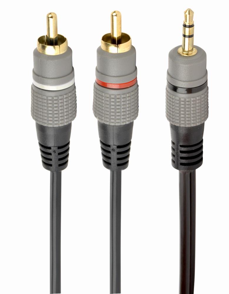 a0103ee1-ab8f-4779-8b61-f20a9122f330 CABLE AUDIO 3.5MM TO 2RCA 1.5M/GOLD CCA-352-1.5M GEMBIRD - Image 1