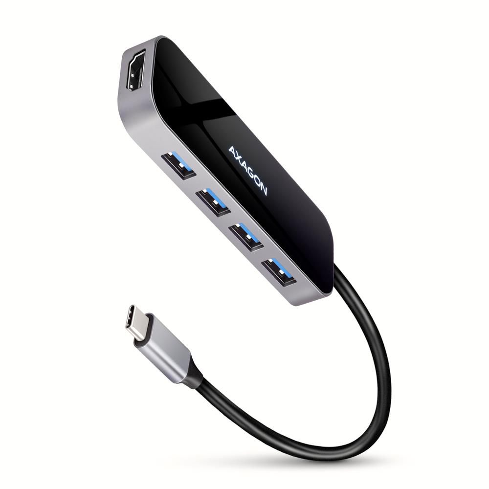 a0385cd2-e762-42e0-a6e3-940d1488162b-1 AXAGON I/O HUB USB-C 6IN1/0.2M HMC-6H4A AXAGON - Image 1