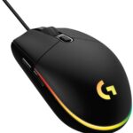 LOGITECH MOUSE USB OPTICAL G203/BLACK 910-005796 LOGITECH