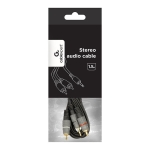 CABLE AUDIO 3.5MM TO 2RCA 1.5M/GOLD CCA-352-1.5M GEMBIRD - Image 3