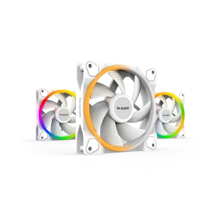 BE QUIET CASE FAN 120MM LIGHT WINGS PWM/WHITE PWMBL100 BE QUIET