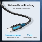 CABLE USB2.0 MALE TO MALE/2M BLACK COQBH VENTION - Image 9