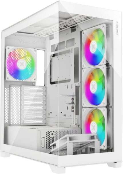 XILENCE Case|XILENCE|ATX/micro ATX/Mini-ITX|White|Midi Tower|PC|X818.W.ARGB