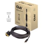 CLUB3D CABLE USB-C TO VGA 5M/M/M CAC-1512 CLUB3D