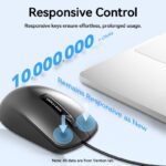 MOUSE USB OPTICAL BLACK/KTABG VENTION - Image 7