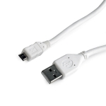 CABLE USB2 TO MICRO-USB 1M/CCP-MUSB2-AMBM-W-1M GEMBIRD - Image 2
