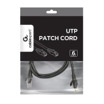 PATCH CABLE CAT6 UTP 1M/BLACK PP6U-1M/BK GEMBIRD - Image 2