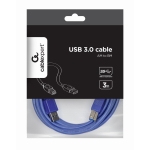 CABLE USB3 AM-BM 3M/CCP-USB3-AMBM-10 GEMBIRD - Image 2