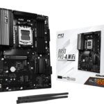 ASROCK Mainboard|ASROCK|AMD B850|SAM5|ATX|Memory DDR5|Memory slots 4|1xPCI-Express 4.0 16x|1xPCI-Express 5.0 16x|1xM.2|1xHDMI|1xAudio-In|1xAudio-Out|1xMicrophone|6xUSB 2.0|4xUSB 3.2|1xUSB-C|1xRJ45|B850PRO-AWIFI