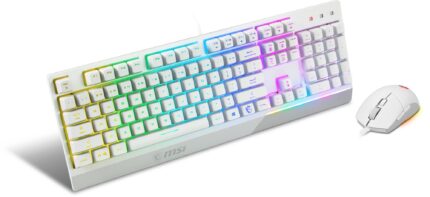 MSI KEYBOARD +MOUSE/VIGOR GK30 COMBO WHITE US MSI
