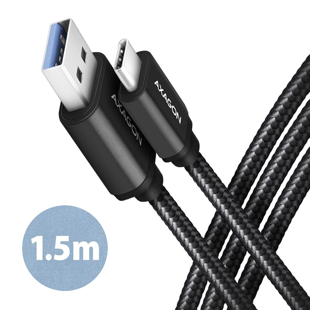 ac560e44-2d6b-4a0e-b21b-6a64cde0d7da CABLE USB-C TO USB3.2 1.5M/BLACK BUCM3-AM15AB AXAGON - Image 1