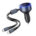 VENTION MOBILE CHARGER CAR USB/3P BLACK FFOB0 VENTION