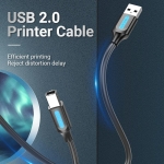 CABLE USB2.0 MALE TO MALE/1.5M BLACK COQBG VENTION - Image 3