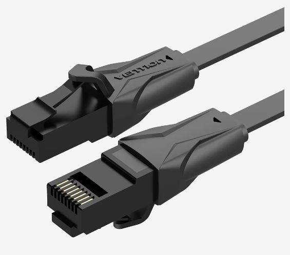 afa96877-2ec5-4eaf-9cbf-0ca3f1f016e7 PATCH CABLE CAT.6 UTP/5M BLACK IBABJ VENTION - Image 1