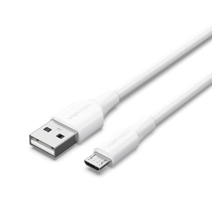 CABLE USB2.0 TO MICRO-B/2M WHITE CTIWH VENTION