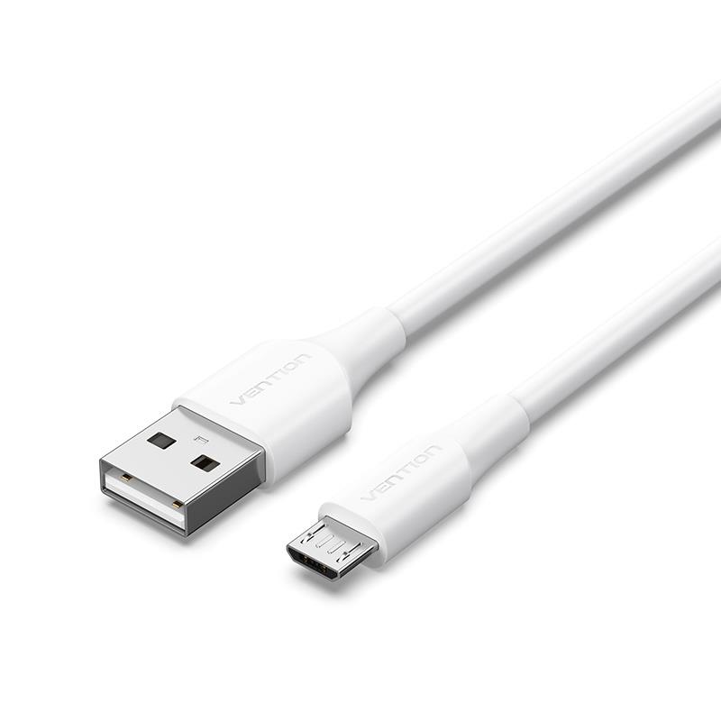 b08790cd-9397-4545-9e55-bbe6819a3145 CABLE USB2.0 TO MICRO-B/2M WHITE CTIWH VENTION - Image 1