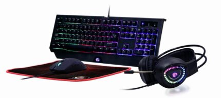 GEMBIRD KEYBOARD USB GAMING KIT ENG/PHANTOM GGS-UMGL4-01 GEMBIRD