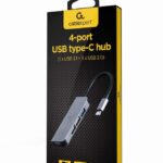 I/O HUB USB-C 4PORT/UHB-CM-U3P1U2P3-01 GEMBIRD