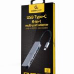 GEMBIRD I/O ADAPTER USB-C TO HDMI/USB3/6IN1 A-CM-COMBO6-02 GEMBIRD