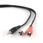 CABLE AUDIO 3.5MM TO 2RCA 5M/CCA-458-5M GEMBIRD - Image 5