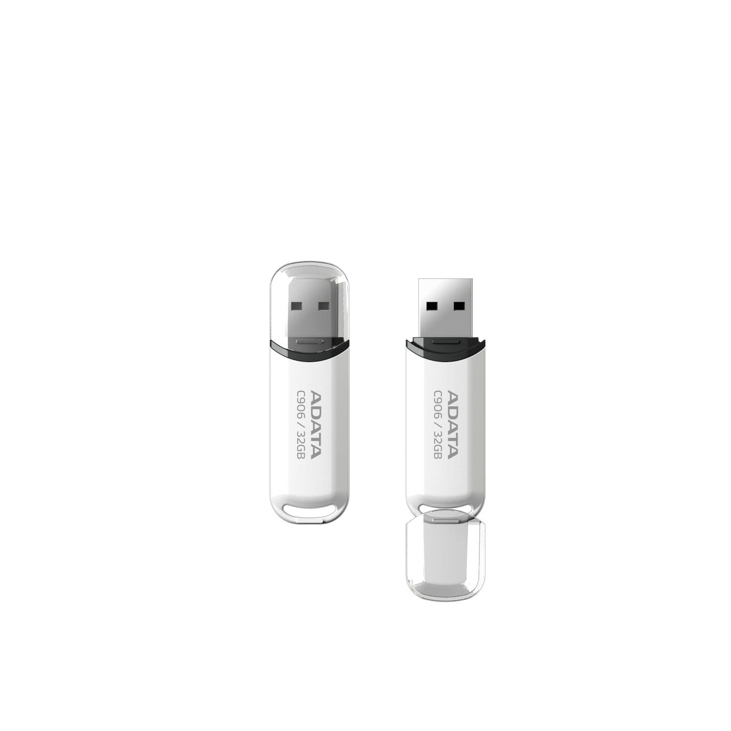 b69e94c6-576f-42c1-85af-0261150bff5b-1 ADATA MEMORY DRIVE FLASH USB2 32GB/WHITE AC906-32G-RWH ADATA - Image 1