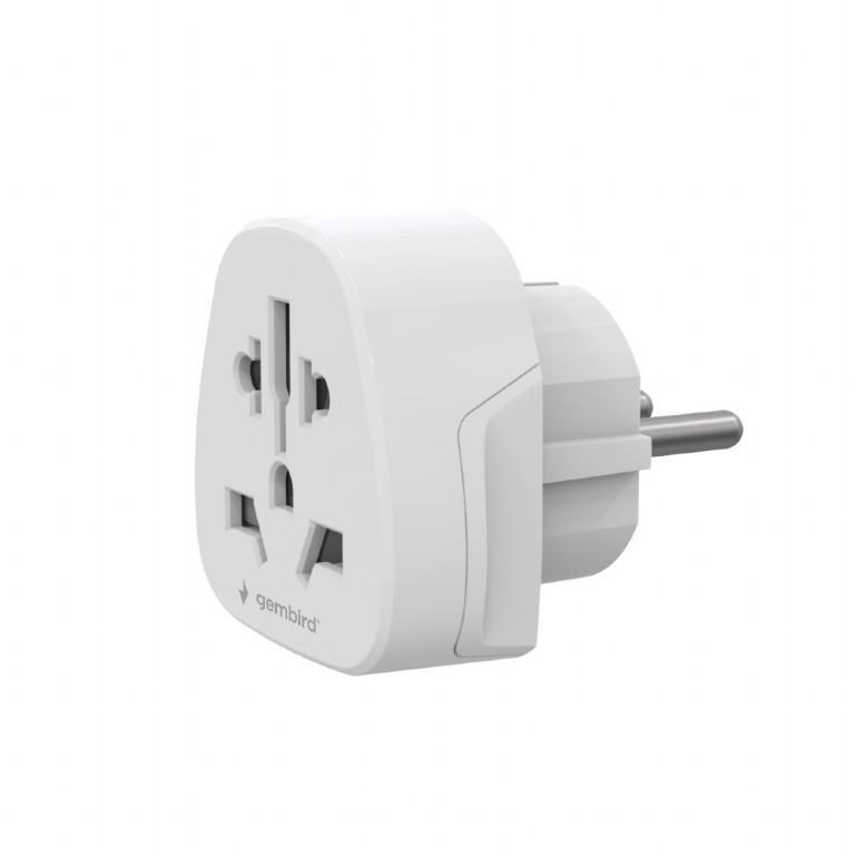b74ecb82-98d6-4d12-9bef-6a29d31d49f3 POWER ADAPTER AC WORLD TO EU/15A A-AC-EUMINTF GEMBIRD - Image 1