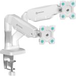 ONKRON MONITOR ACC DESK MOUNT/13-32" WHITE G160-W ONKRON