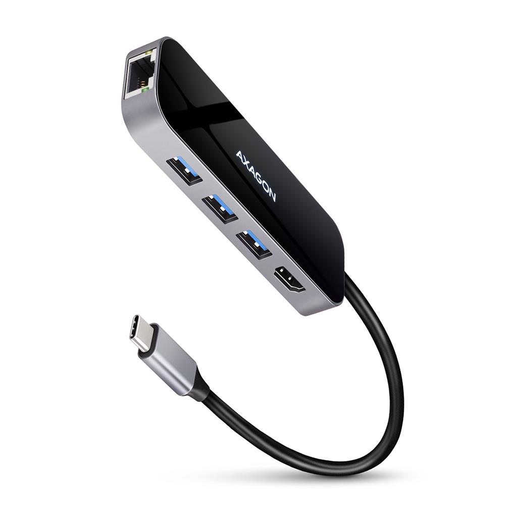b9e5c0ad-7fb0-4c0f-bd4b-477ff5533df8-1 AXAGON I/O HUB USB-C 6IN1/0.2M HMC-6GL AXAGON - Image 1