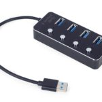 GEMBIRD I/O HUB USB3 4PORT/UHB-U3P4P-01 GEMBIRD