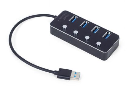 GEMBIRD I/O HUB USB3 4PORT/UHB-U3P4P-01 GEMBIRD