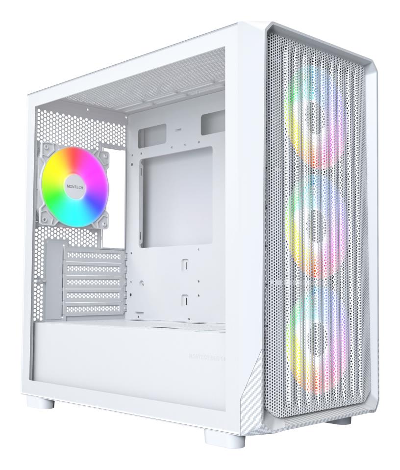 bb2ba49d-7c84-4640-b786-735a1078596c-1 MONTECH Case|MONTECH|micro ATX/Mini-ITX|White|X5M|X5M(W) - Image 1