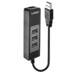 LINDY I/O HUB USB3 & LAN ADAPTER/43176 LINDY