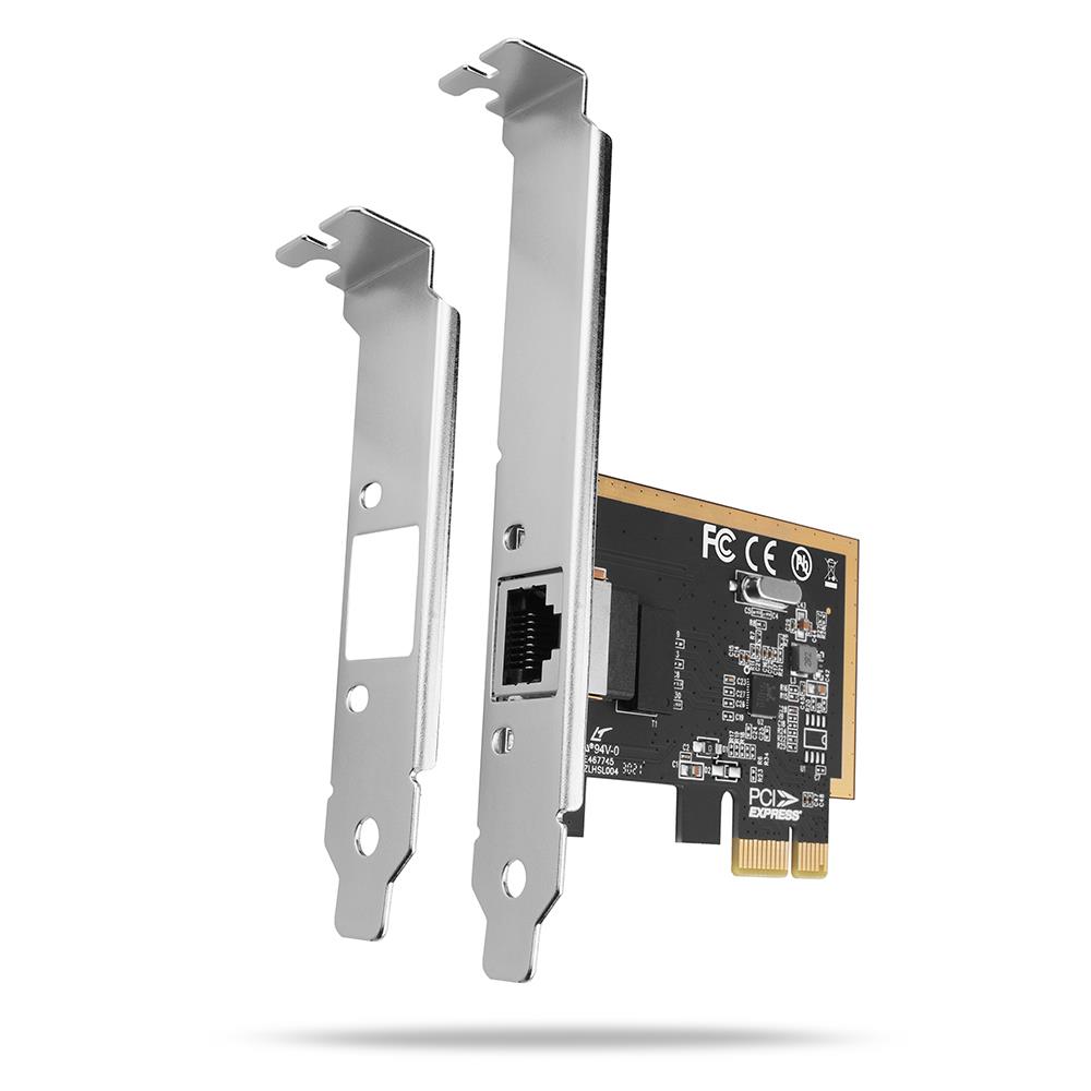 bc3e5932-28eb-4d91-b122-125ee071b1c0-1 AXAGON NET CARD PCIE 1GBE 1PORT/SP&LP PCEE-GRF AXAGON - Image 1