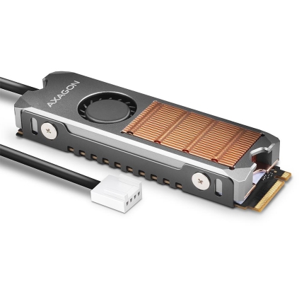 AXAGON SSD ACC COOLER M.2 COPPER FAN/CLR-M2FAN AXAGON