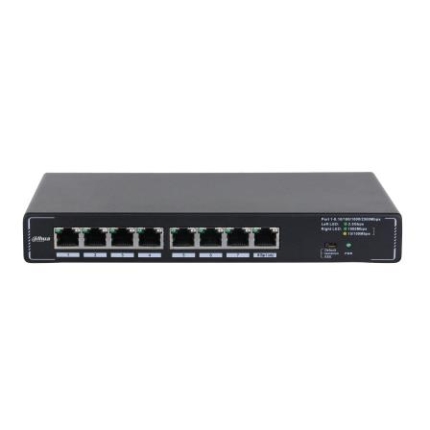 DAHUA Switch|DAHUA|DH-SMG1008|Switch type Unmanaged|8x2.5G Ethernet (copper) ports quantity|SMG1008