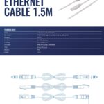 TELTONIKA PATCH CABLE ETHERNET/1.5M PR2LA15B TELTONIKA
