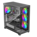XILENCE Case|XILENCE|ATX/micro ATX/Mini-ITX|Black|Midi Tower|PC|X818.ARGB